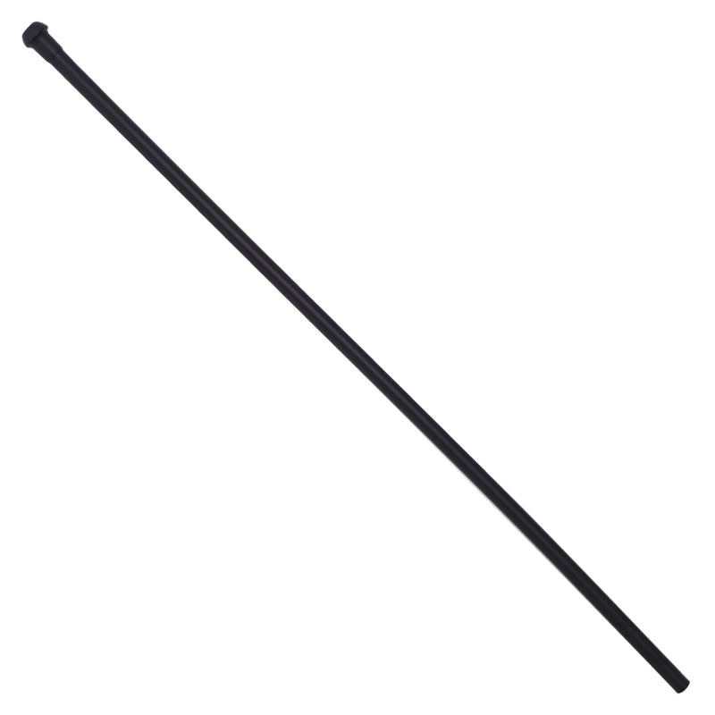 Westbrass A105KBN-62 5/8" x 3/8" OD x 20" Bullnose Riser Supply Line Kit with Round Handle Angle Supply Shut Off Valve for Faucet, Matte Black