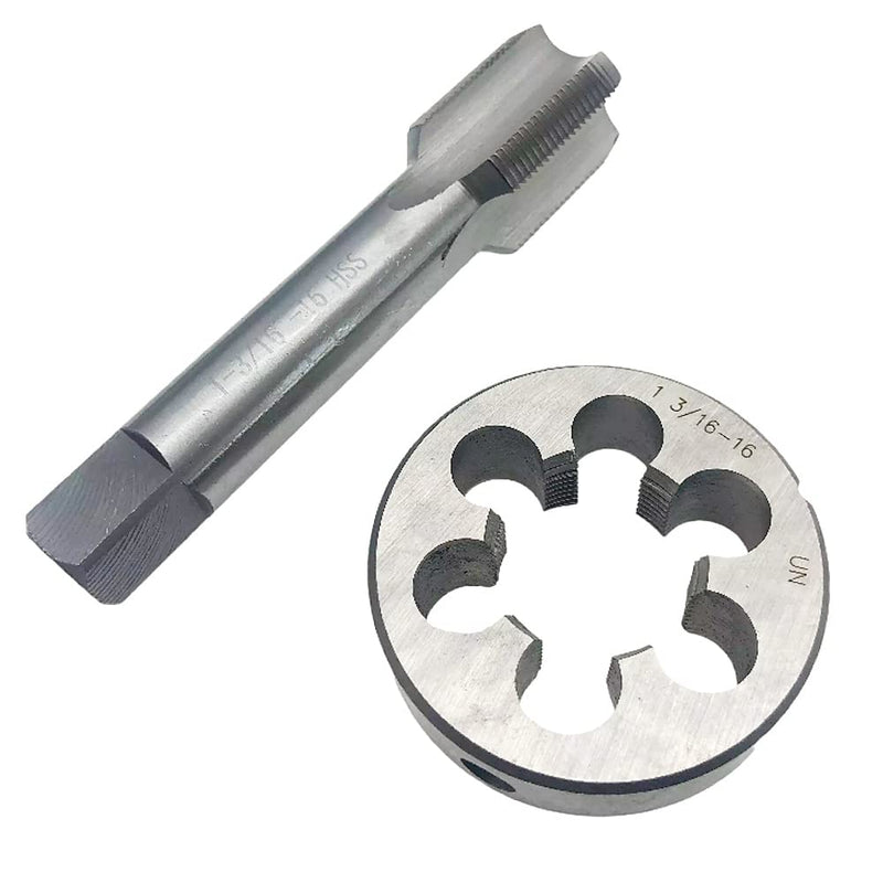 1-3/16-16 Tap and Die Set RH Tool 1 3/16x16 Right Hand 1 3/16 x 16 Thread | Straight Fluted Machine Threading Milling