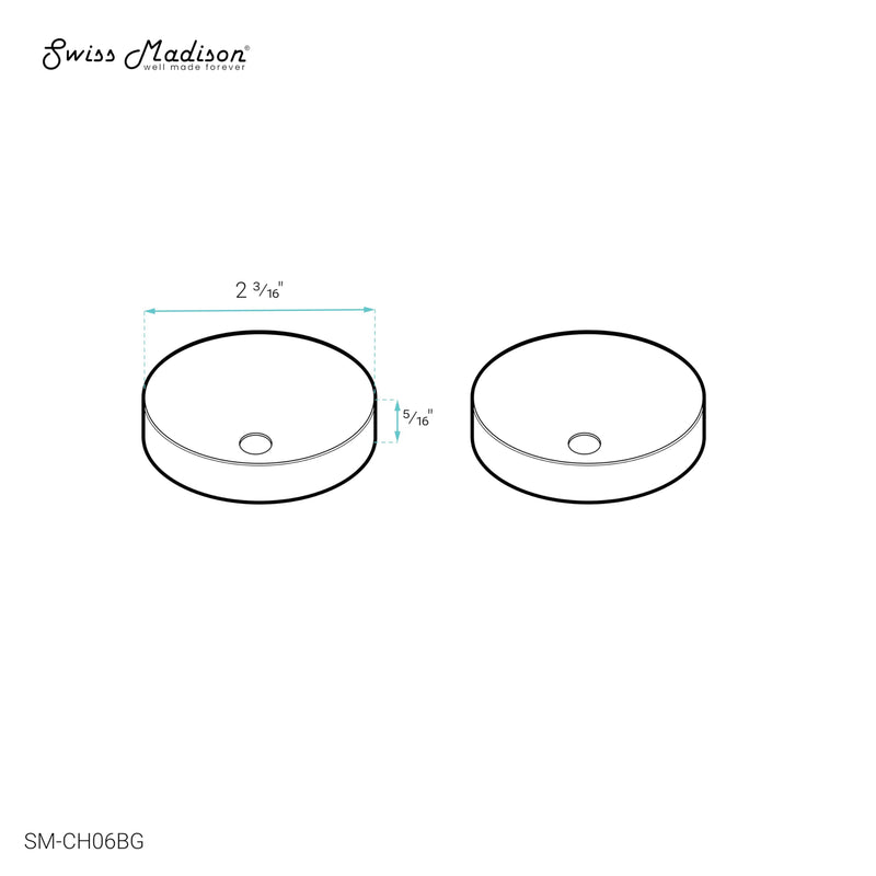 Swiss Madison Well Made Forever SM-CH06BG, Toilet Hardware Rose Gold (SM-WT442, SM-WT450, SM-WT455, SM-WT514, SM-WT530)