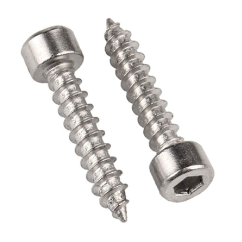 Fasteners Tools Nails Screws - Hardware Self Tapping Screws Metric Thread Stainless Steel Hex Socket Cap Screw M4 M5 M6 M4x12 (60pcs) Silver