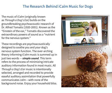 iCalmPet | Through a Dog's Ear: iCalmDog Reggae | CD | 60-min | Happy Jamaican Rhythm Solution for Canine Anxiety