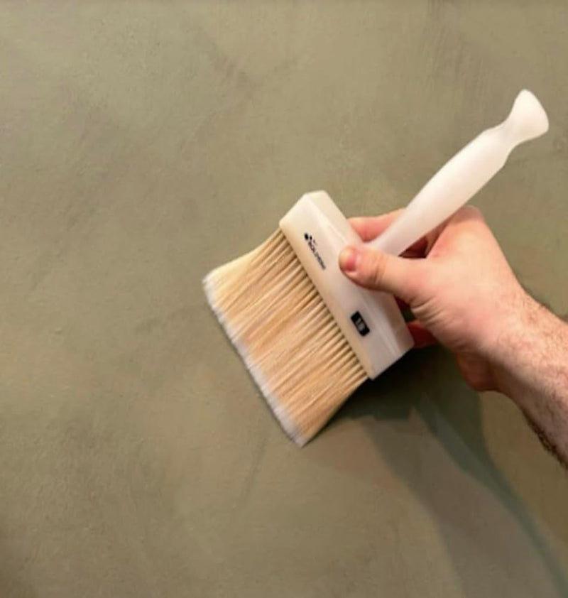 Meoded Lime Wash Brush – Professional Crosshatch Brush for Limewash & Mineral Paints, Natural Bristle Blend 30x100