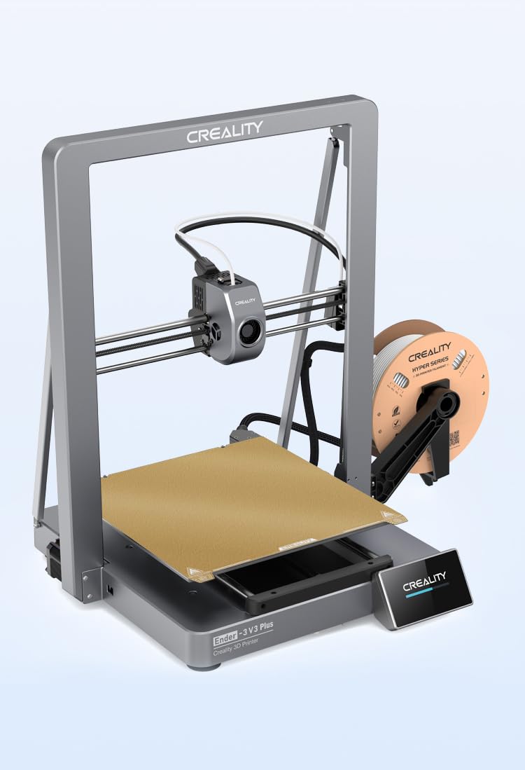 Creality K1 Max Golden PEI Build Plate Kit (315 * 310mm), Without Soft Magnetic Sticker, 3D Printer Platform for Ender-3 V3 Plus/CR-10 Smart/Pro/Ender-3 Max/Max Neo/10S PRO/PRO V2/10 V2/V3/CR-X
