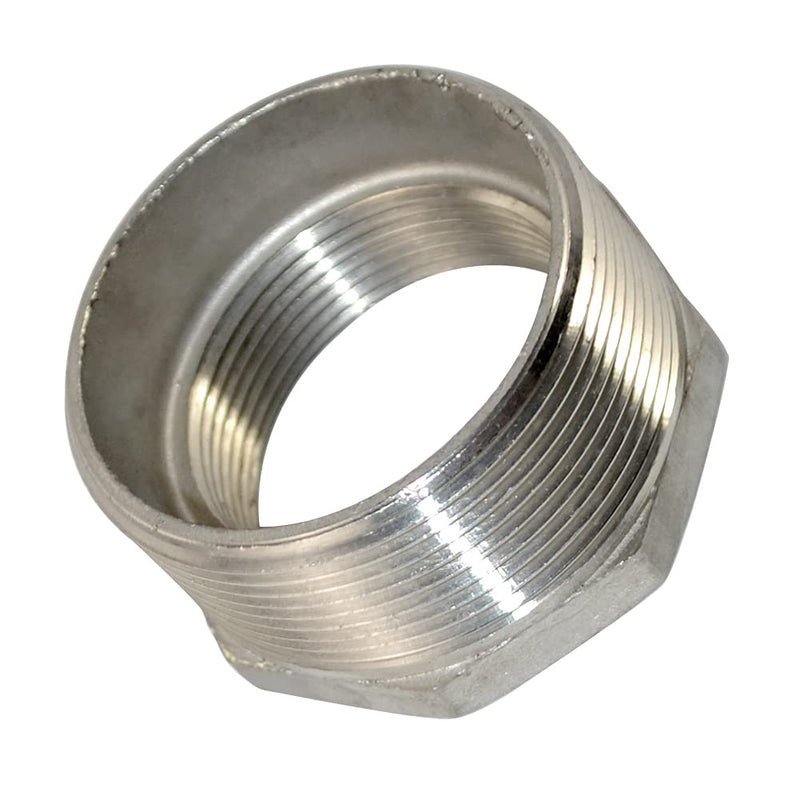 2" Male NPT to 1-1/2" Female NPT Female Reducing/Reducer Bushing Pipe Fitting,Adapter,Stainless Steel SS 304 Hex Bushing… 2" Male X 1-1/2" Female