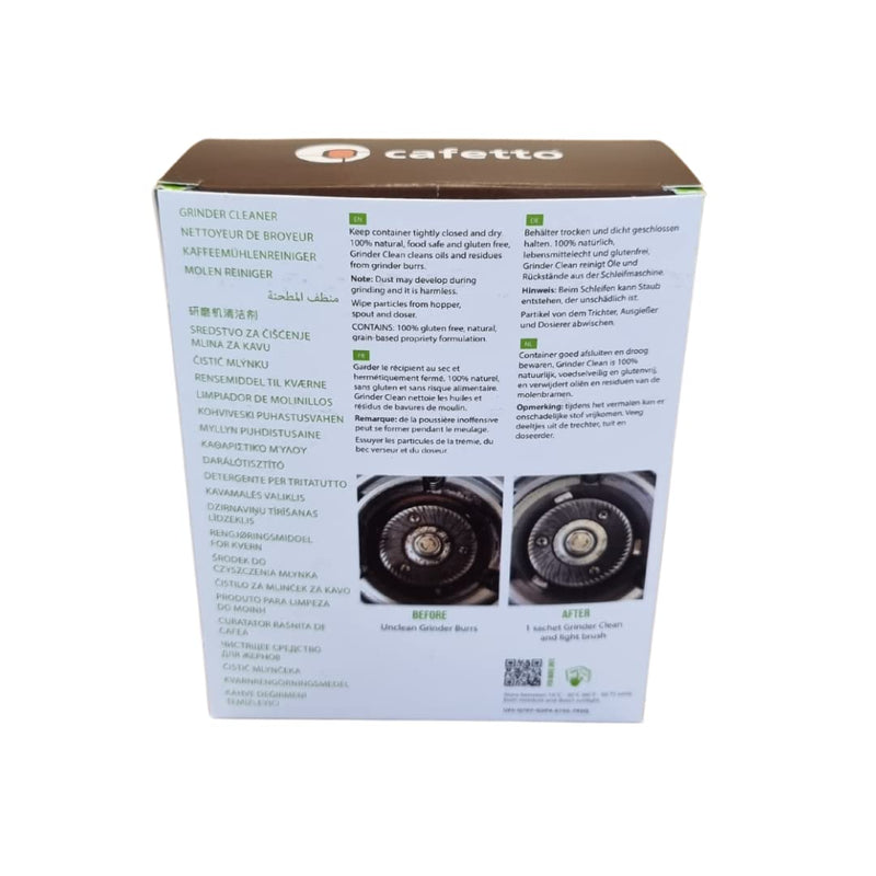 Cafetto Grinder Clean 100% Natural Coffee Grinder Cleaner, 3 x 45g