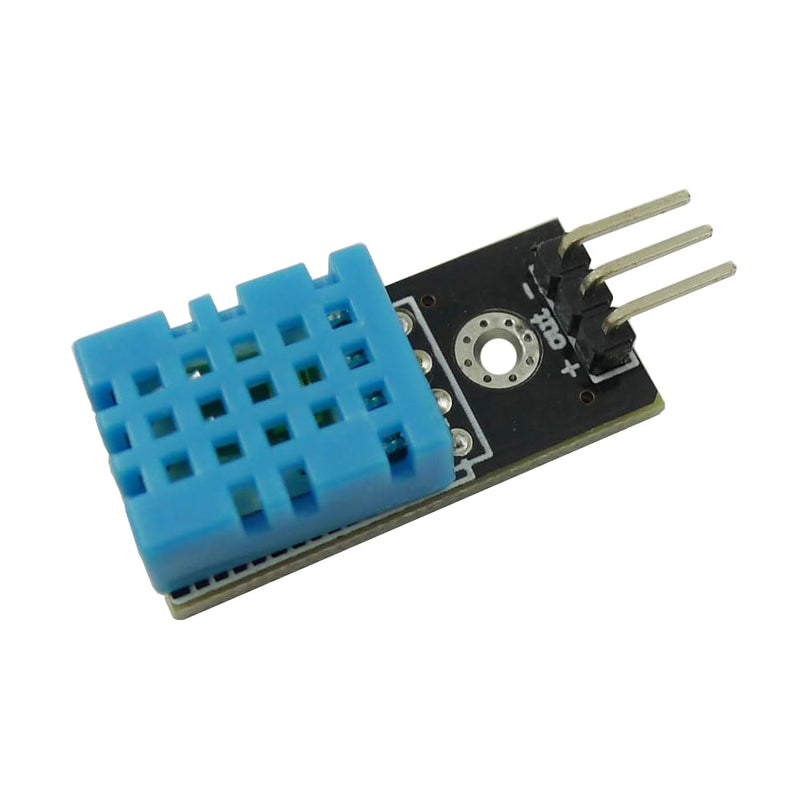 2PCS DHT11 Temperature Humidity Sensor Module Detector Digital Single Bus 3.3V-5V with Wires Humidity Measure Range 20%-95% Temperature Measure Range 0-50℃