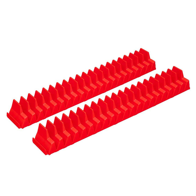 Ernst Manufacturing Wrench Pro - Modular Wrench Organizer for 40 Tools with Magnetic Base (Red) - Made in the USA Red