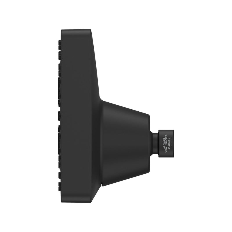 Pfister USH-51SHW Modern Square 1.75 GPM Multi Function Shower Head Spot Defense Black
