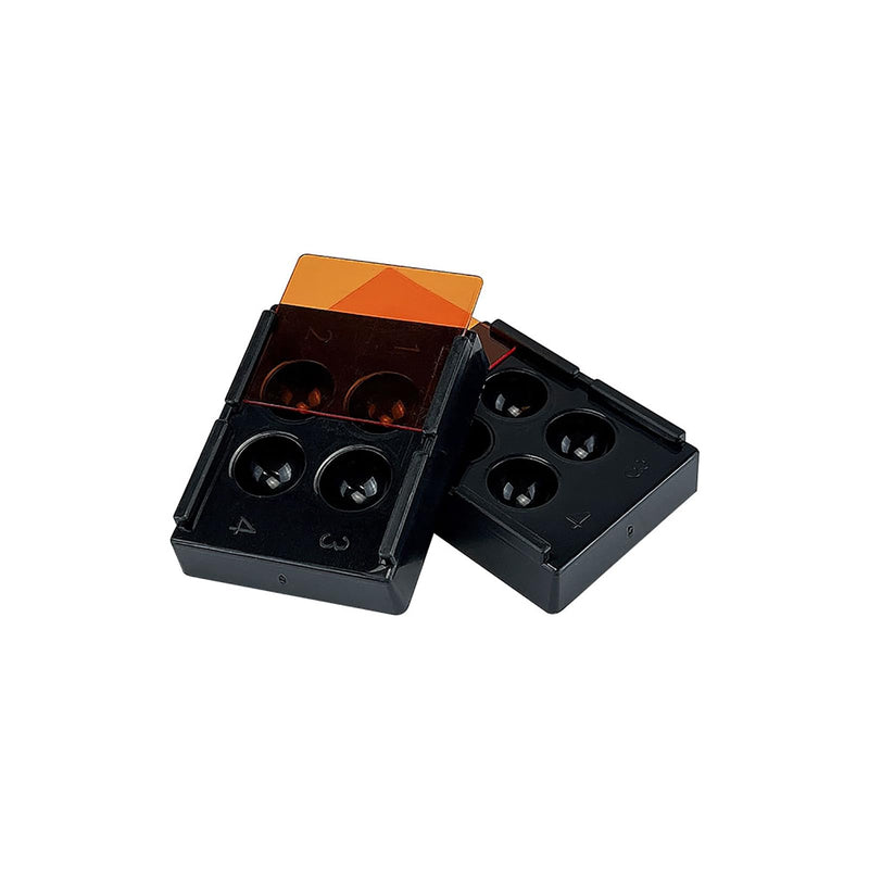 4 Holes Dental Veneer Storage Box, YOUYA DENTAL 5PCS Teeth Patch Shading Light Storage Case Membrane Dentistry Tooth Denture Patch Box Retainer Molar Box Denture Retainer Molar Box Protector Container 5PCS Dental Veneer Storage Boxes