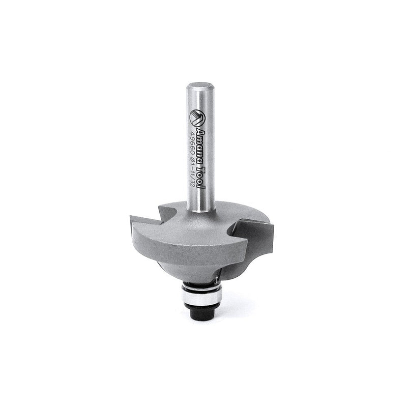 Amana Tool - 49660 Carbide Tipped Ogee Stile 1-11/32 Dia x 1/2 x 11/32 Radius x 1/4" S 1-11/32 Dia x 1/2 x 1/4" SHK