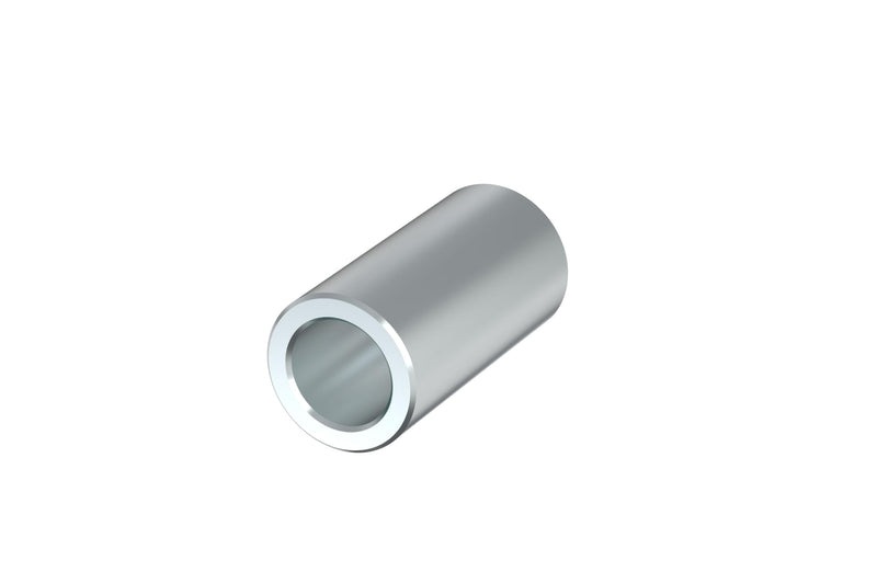 Aluminum Spacer - 3/4" OD x 1/2" ID - Unthreaded Round Standoff Bushing, Precision Metal Spacer, Plain Finish, Durable T-6061 Aluminum for 1/2" or M12 Screws/Bolts, 1-1/2" Length (Pack of 25)