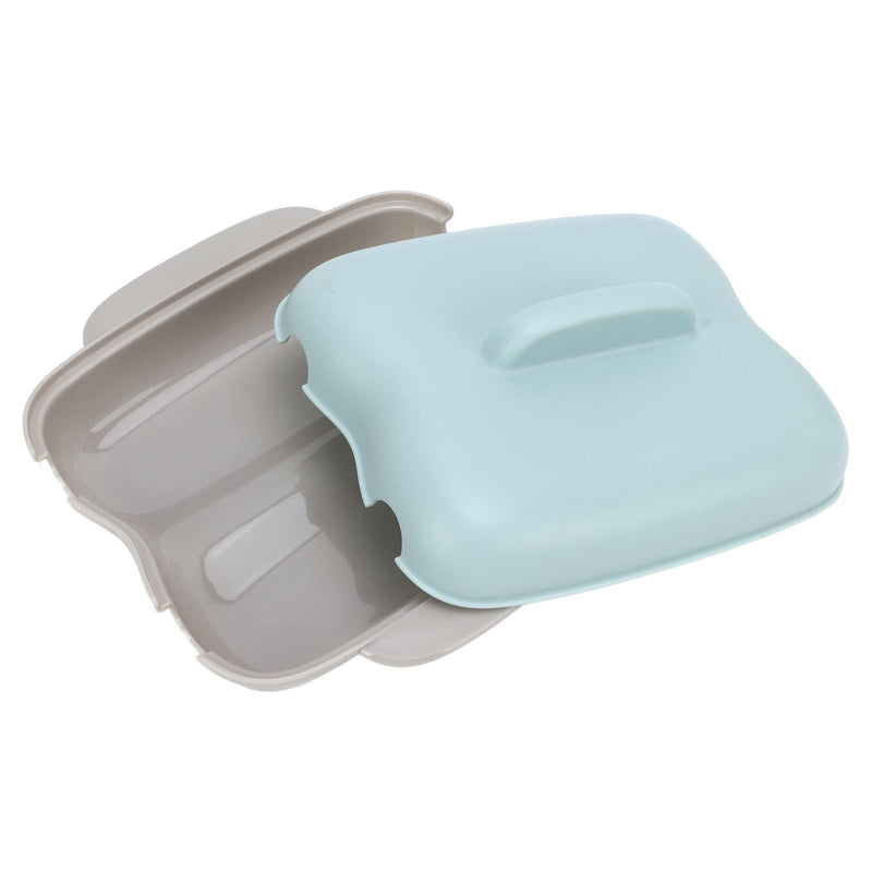 Microwave Corn Cooker, Microwave Corn Steamer Airtight Lid Steams Food Grade PP No BPA Microwavable Portable for Delicious Dorm Small Kitchen(Blue) blue