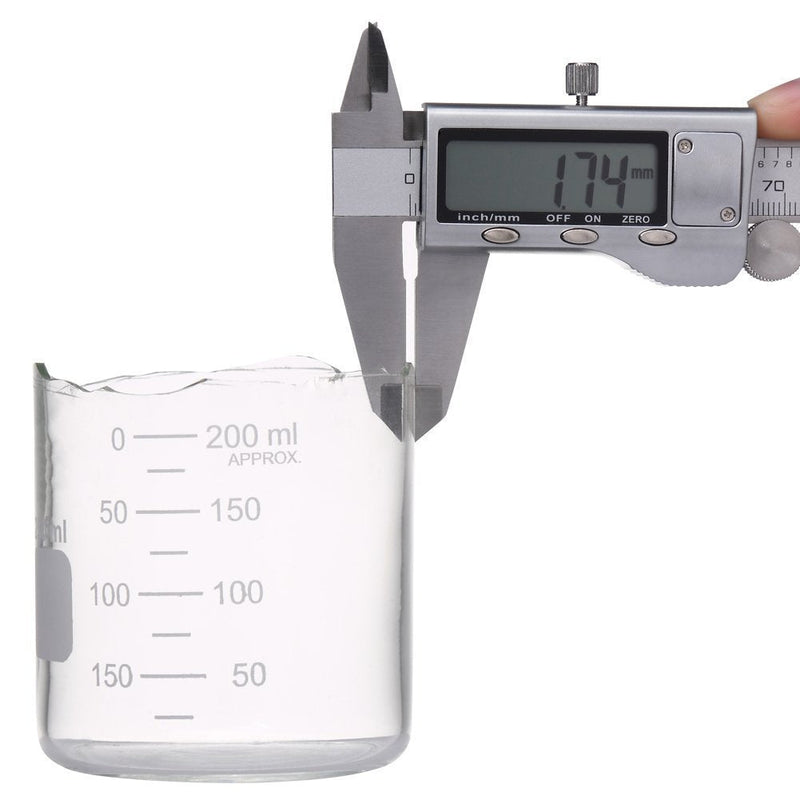Glass Measuring Low Form Beaker Set 50ml 100ml 250ml Glass Graduated Beaker Set … 50ml+100ml+250ml