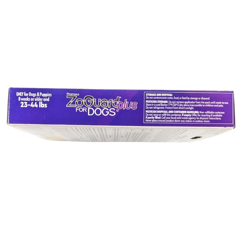 ZoGuard Plus Flea and Tick Prevention for Medium Dogs – Flea & Tick Prevention for Dogs 23-44lbs 6 Month Supply, Pack of 2