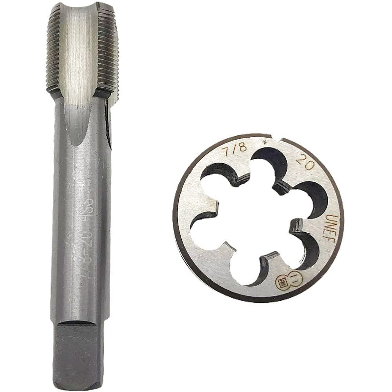 7/8X20 Tap Die Set RH Right Hand Tool 7/8-20 Metric 7/8 x 20 Round 7/8-20 | Straight Fluted Machine Threading