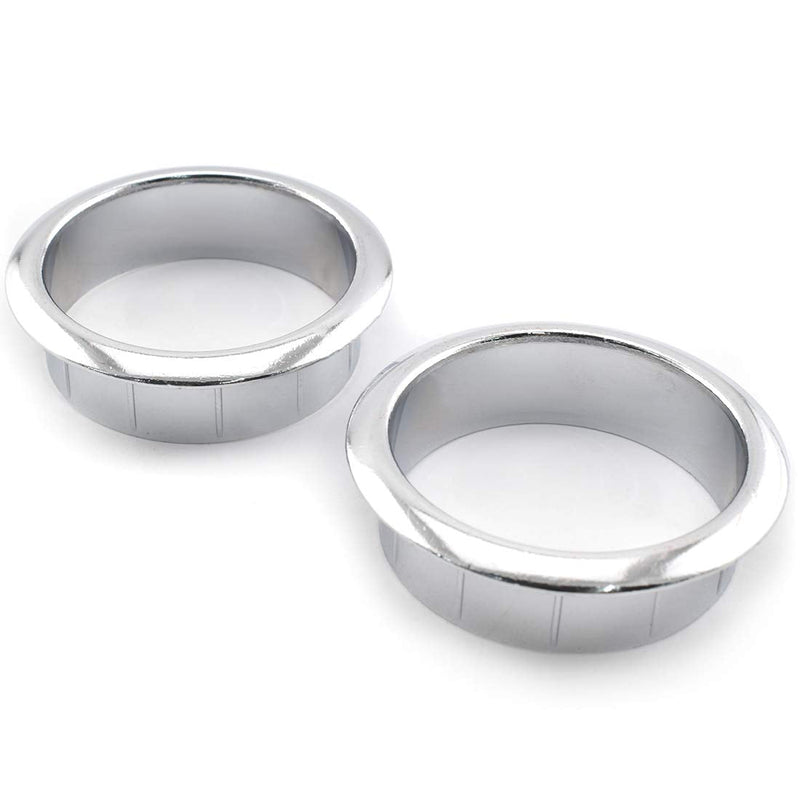 2 Inch (50mm) Zinc Alloy Desk Grommets, SDTC Tech 2 Pcs Wire Cable Metal Hole Cover Grommet Organizer for Managing and Protecting Cord 50mm - 2pack