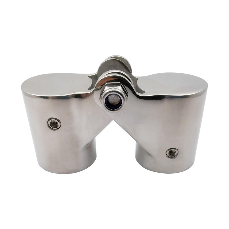 Heavy Duty Stainless Steel 316 Folding Swivel Connector Fitting for 7/8IN or 1In Boat Hand Rail Tube/Pipe For 1inch