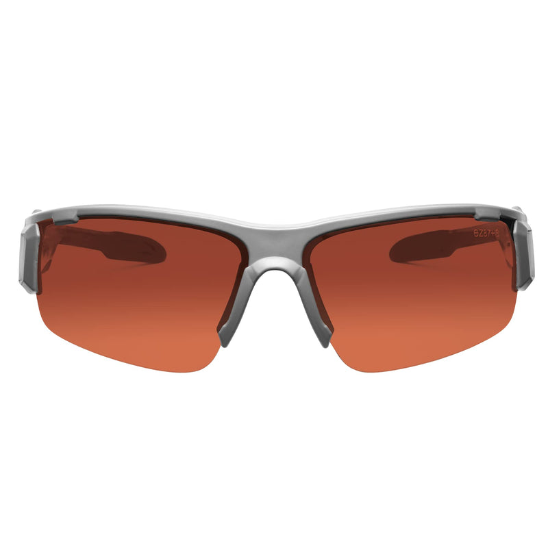 Ergodyne Skullerz Dagr Polarized Safety Sunglasses- Matte Gray Frame, Copper Lens