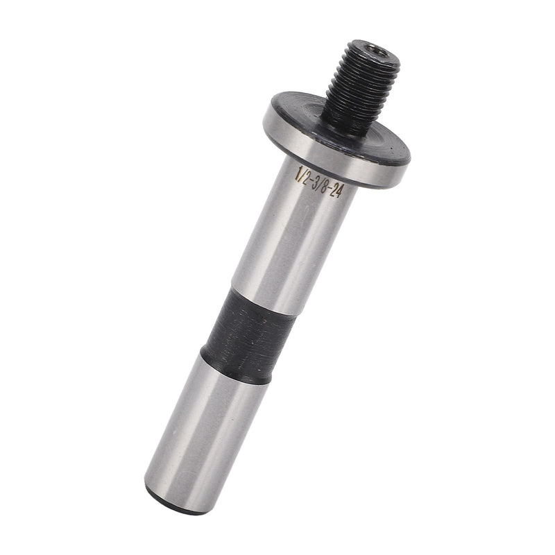1/2in Shank to 3/8in-24 Threaded Drill Chuck Arbor Replacement for Lathe Machine Tool