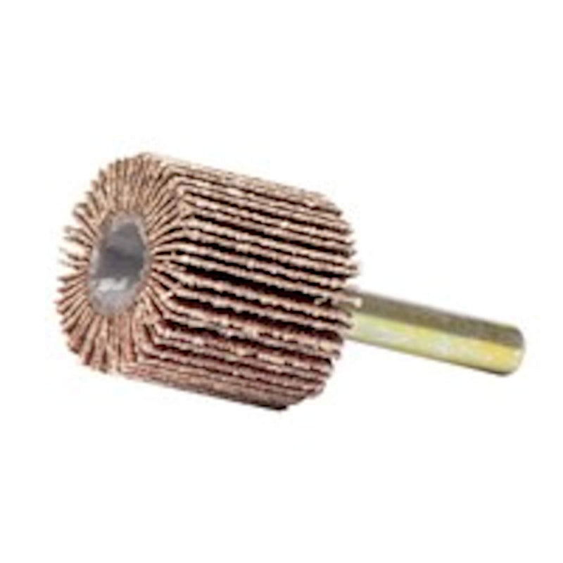 Weiler 52003 1" x 1" Tiger Coated Abrasive Flap Wheel, 1/4" Stem, 60AO (Pack of 10) 1" Dia / 1" Width 60 Grit