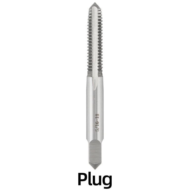 5/16-18 Hand Tap, Right Hand 5/16 x 18 Threading Hand Tap 1Pair 5/16-18