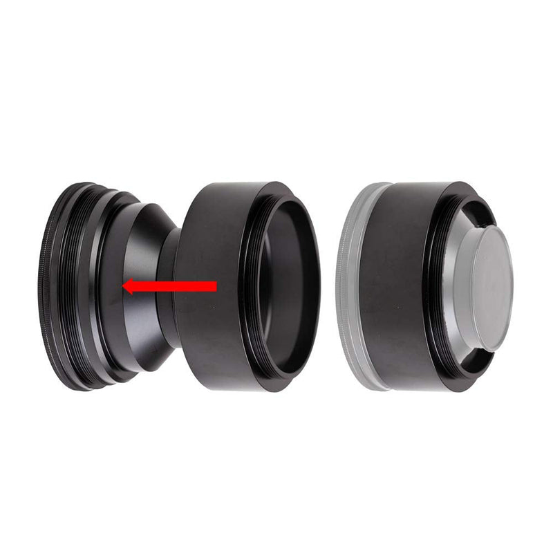 Cloudray F-theta Lens Adjust Mount Male Thread Height 34mm for Thread M85 M79 Fiber Laser Marking Machine M79-M85 H34(For Fiber Marking)