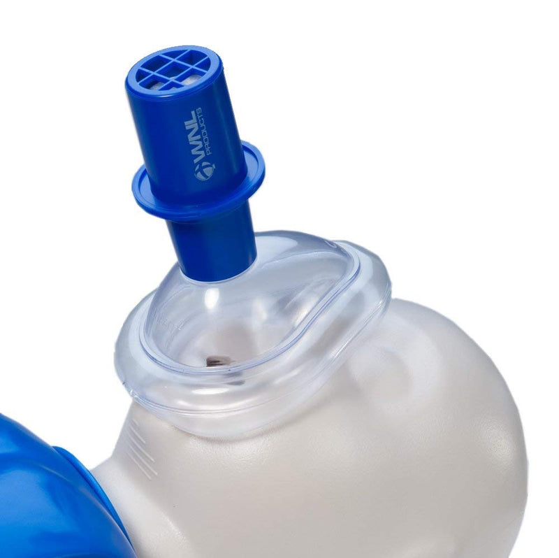 WNL Products 5000TMV-COMBO Adult/Child & Infant CPR Practi-MASK & Valve Combo Pack, 5 Adult/Child, 5 Infant Masks, and 5 CPR Training Valves