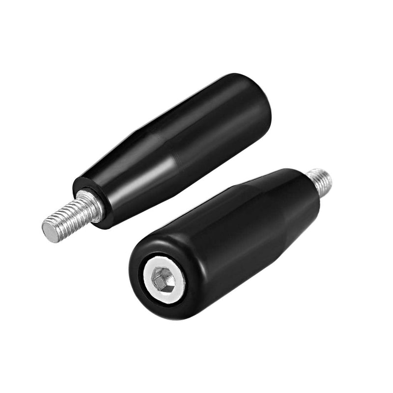 uxcell Revolving Handwheel Machine Handle M6 Male Threaded Stem M6 x 50mm