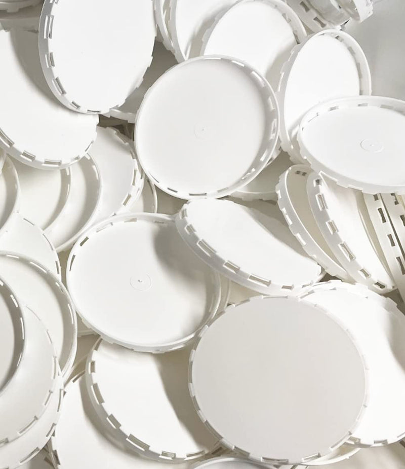 Keg Caps-100pcs. Protect the filling and valve of your kegs with a vented keg cap. MATERIAL: PLASTIC. (WHITE) White