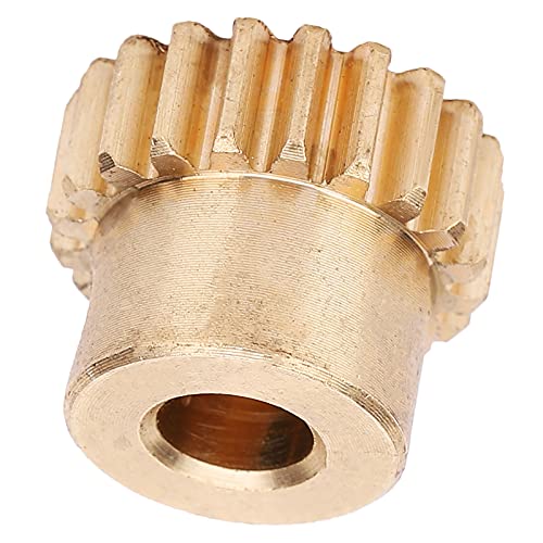 Eujgoov Spur Gear, 4304?0006?0020 Brass 30 Teeth Gear 6mm Round Hole 0.8 Modulus Industrial Robot Parts