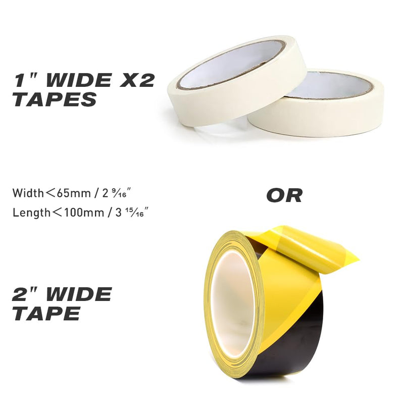 BAUSATZ Floor Tape Applicator，Manual Pushing Tape Marking Machine, Tape bonding Machine, Manual Tape applicator, Used for Floor Marking, Decoration Protection and Laying (JDJ001) JDJ001
