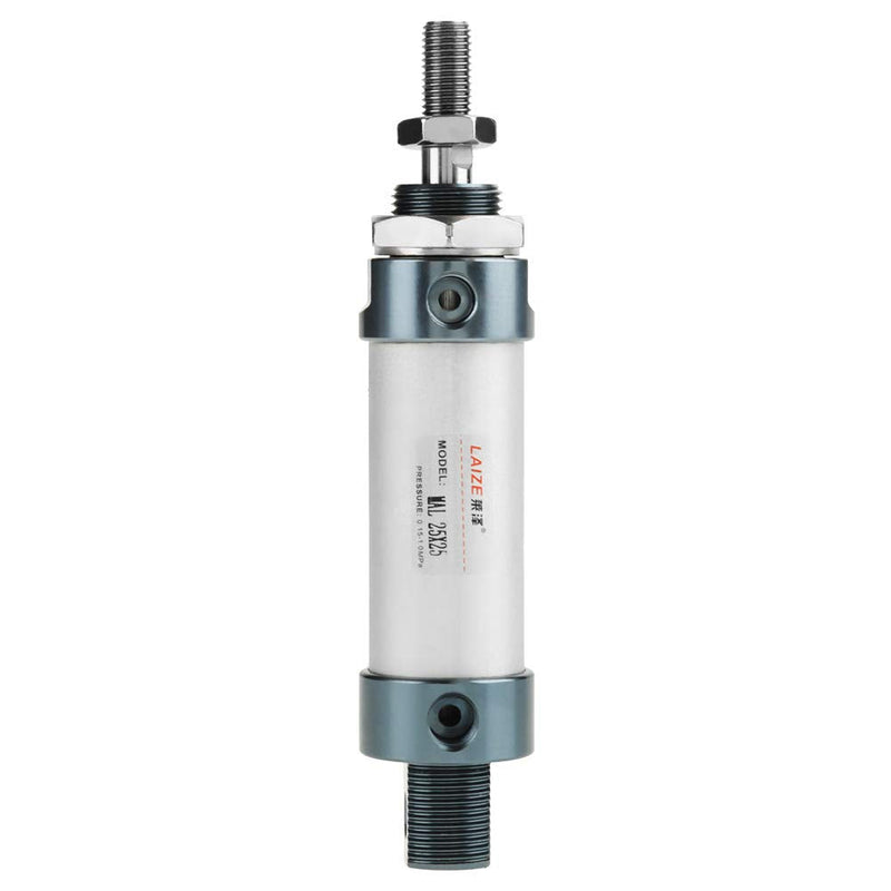 Hilitand Mini Pneumatic Air Cylinder 25mm Bore 25mm Stroke Single Rod Double Acting Cylinder