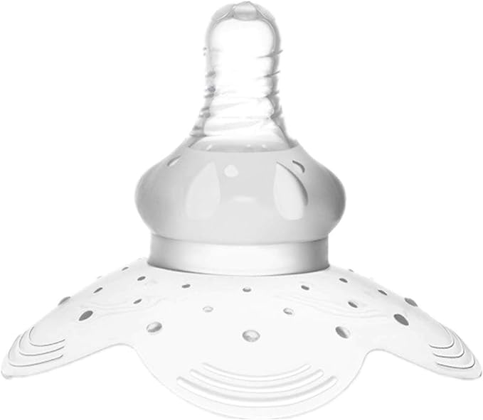 Nipple Protector Contact Nipple Shield, Small, Protects Dry and Scratched Nipples, Gently Supports Breastfeeding, Pack of 2, White - NewNest Australia