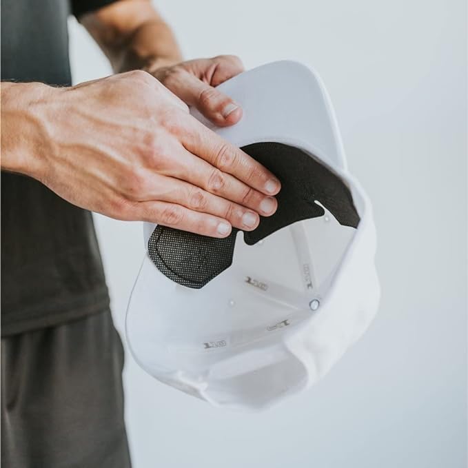 NoSWEAT Hat Sweat Pad Sweatproof Cap Liner Sweat Absorption Sheet Hat Liner Sweat Tape Sweat Prevention Bakeha Patented Made in the USA (6 Pieces) Genuine Product - NewNest Australia
