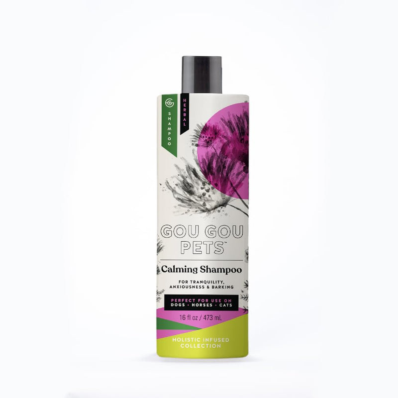 Holistic Natural Derived Calming Pet Shampoo for Anxiety: Veterinarian Recommended: Providing Stress Relief for Dogs, Cats and Horses - Made in USA - 16 oz Calming, Lavender, Bergamot, Geranium - PawsPlanet Australia