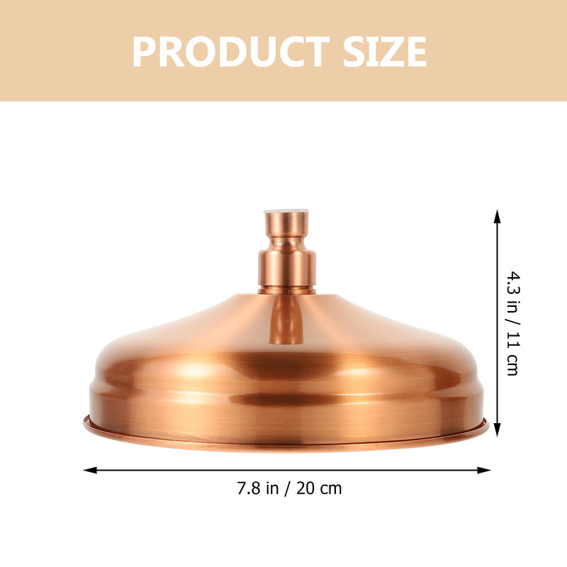 Copper Shower Head High Pressure Rain Shower Head Bath Rainfall Sprinkler Nozzle Replacement for Bathroom