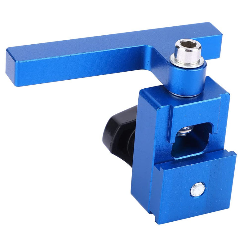 T Track Stop Fence Flip Stop Tool Woodworking Positioning Limiter Wood Clamp Aluminum Alloy T Track Stop for Woodworking (30#+45#) 30#+45#