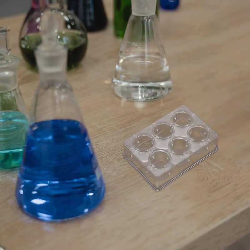 ULTECHNOVO 10 Pcs Reaction Plates Transparent Well Hole Board for Chemistry Experiments Laboratory Supplies Microchemistry Stem Science Education 3.34 X 2.36 X 0.98 in