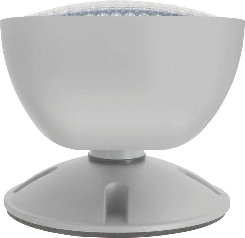 Lithonia Lighting ERE GY SGL WP SQ M12 LED One Single Head Emergency Light, Gray 1 Count (Pack of 1)