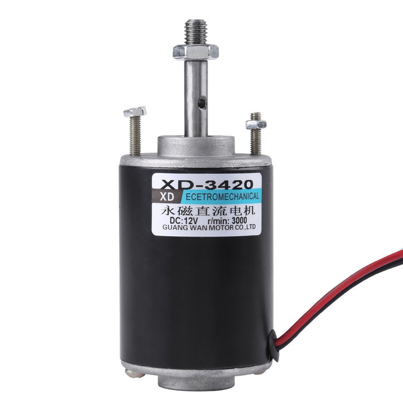 12/24V 30W CW/CCW High Speed Permanent Micro DC Magnet Motor Low Noise Permanent Magnet DC Motor for DIY Generator(24V 7000rpm) 24V 7000rpm
