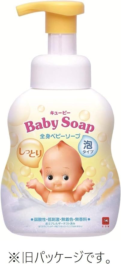 Kewpie Moist Full Body Baby Soap, Foam Type, Pump, 13.5 fl oz (400 ml) - NewNest Australia