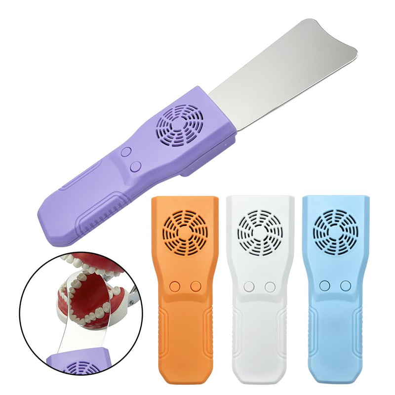 Fog-Free Dental Photographic Mirror, YOUYA DENTAL Dental Occlusal Mirrors Double Sided Reflector Occlusal Intraoral Mouth Mirrors Oral Inspection Kits with 4 Plated Glass Reflectors (Purple) Purple