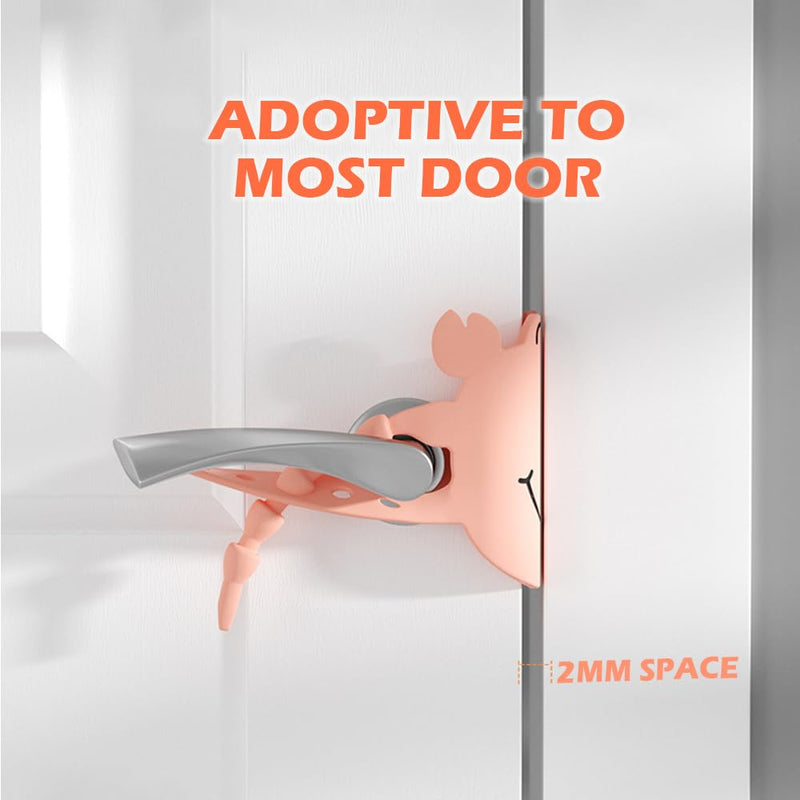 Door Silencers for Slamming - Door Latch Cover,3pcs Silicone Latch Covers Door Slam Stopper