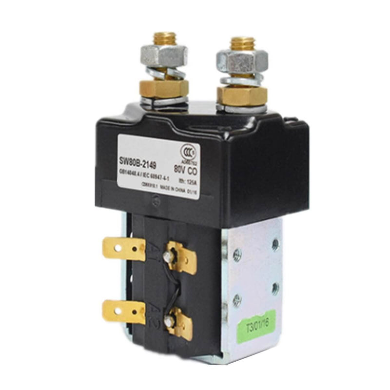 SW80B-156 Contactor, 48V 125A Contactor for Curtis ZAPI B4SW11 B4SW12 Controller, Electric Forklift/Golf Cart Solenoid, SW80B156 SW80156