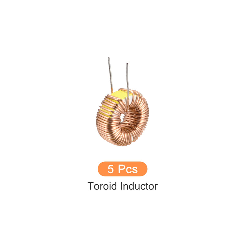 Toroid Core Inductance Common-Mode Coil Copper Wired, [for DIY] - 100uH 3A / 5 Pcs