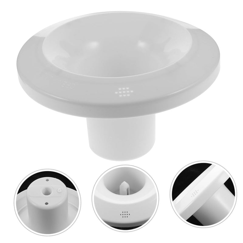 Water Dispenser Replacement Smart Seat for Bottled Water Coolers - Plastic Top Cover with Smooth Surface for Glacier Bay Dispenser White