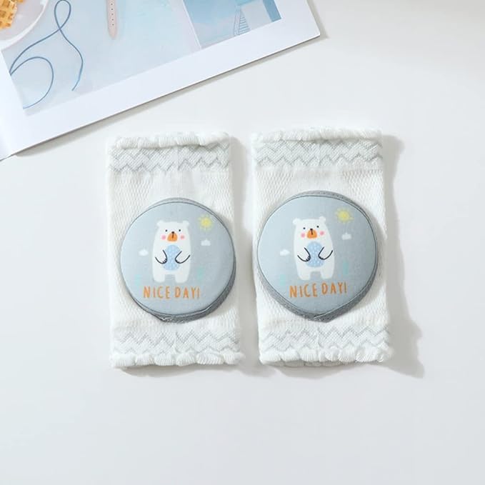 Formemory Baby Knee Pads, Baby Knee Supporter, Knee Pad, Cute, Cotton, Breathable, Anti-Slip, Injury Prevention, Anti-Slip, Baby Supplies, Unisex, Baby Shower Gift - NewNest Australia