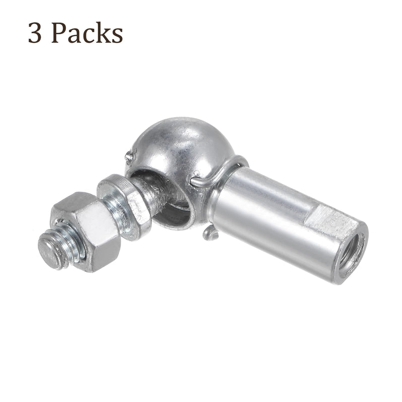 3 Pcs CS8 Angle Ball Joint - [M5 Right Hand Thread] A3 Steel Ball Socket Universal Joints for Automotive, Hinged Door