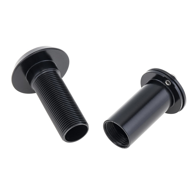 Door Viewer Peephole, 200 Degree Peephole with 5/8" (16 mm) Drill Bit for 1-1/2" to 2-3/8" Doors, Security Front Door Viewer with Privacy Cover (Black) Black