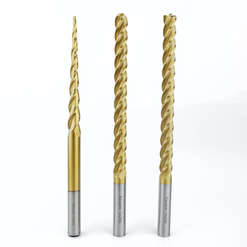 EVA EPS Styrofoam CNC Router Cutter for Cutting Long, HSS Spiral Long Endmills CNC Foam Milling Bit 2D / 3D, D12xR6x100x150 Ball Nose
